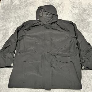 Lands’ End OEKO-TEX Coat Rain Jacket Womens XXL Fleece Lined Hooded
